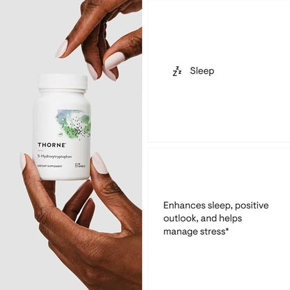 THORNE 5-Hydroxytryptophan (5-HTP) - Serotonin Support for Sleep and Stress Management - 90 Capsules