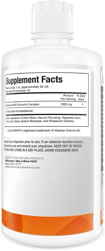 Liquid Curcumin Supplement - Derived from Turmeric