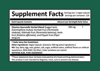 Trifala Guggul - Metabolic & Detox Harmony