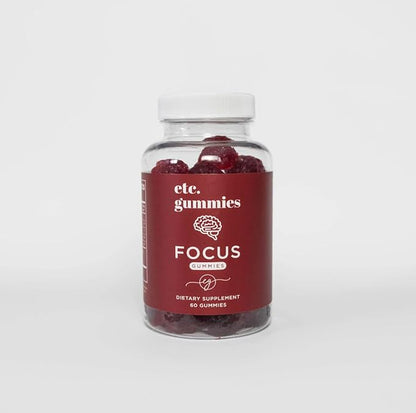 Focus Strawberry (60 Gummies) - Supports Focus and Concentration (1)