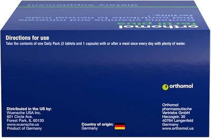 Orthomol Fertil Plus 30, Male Prenatal Supplements, Vital Nutrients for Conception with Selenium and L-Carnitine, 30-Day Supply