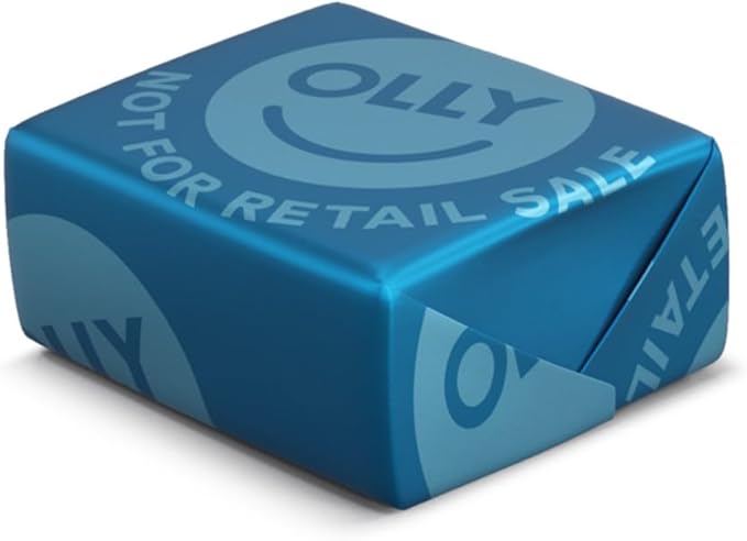 OLLY Chill Thinker Brainy Chews, Plus L-Theanine, Magnesium & Omega-3 for a Relaxed State of Mind, Pomegranate Blueberry Flavor, 20 Count