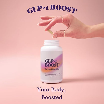GLP-1 Boost Supplement – Hunger & Metabolism Support, Expert Formulated with Plant-Based Eriomin & Berberine Extract to Naturally Enhance GLP-1 Levels – Take 1 Capsule Before Each Meal (90 Capsules)