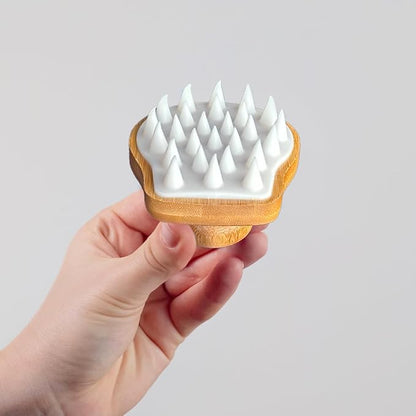 Sugarbear Hair Vitamin Gummy 6 Month Supply Extra Strength Biotin 6000mcg + Bamboo Scalp Massager Growth for Men & Women, Vegan Vitamin B12, Inositol, Elderberry, Certified Kosher, Halal, Cruelty-Free