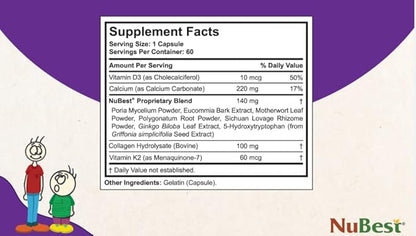 NuBest Tall 10+ - Height Growth Supplement for Children (10+) & Teens Who Drink Milk Daily, Height Growth Pills with Calcium, Vitamins & Minerals - Helps Height Increase - 12 Pack | 12 Month Supply