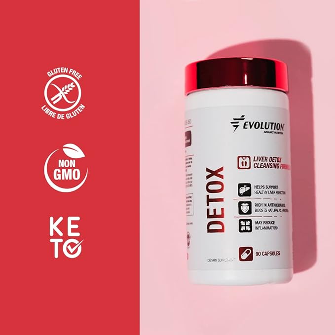 Evolution Advance Nutrition Liver Care Support Formula for Men and Women – Dietary Supplement Support for Liver Detox, Boost Natural Cleansing and Reduce Inflammation (90 Capsules)