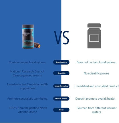 Sea Cucumber Supplement, Wild Caught Sea Cucumber Capsules with Fucosylated Chondroitin Vitamins Mineral — Natural Antioxidant Supplement for Elderly Adult Child (Pack of 2)