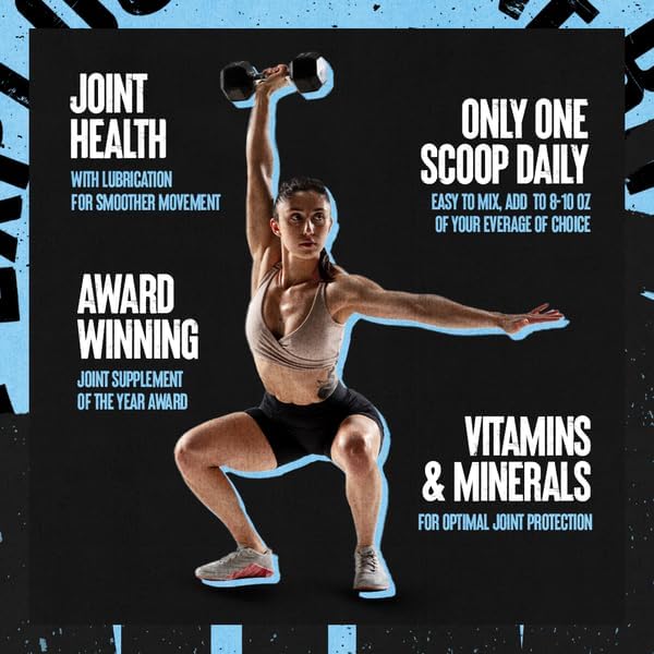 Animal Flex Powder - Joint Support Supplement for Pain Relief, Repair and Restore Muscles with Turmeric, Glucosamine, Chondroitin, MSM, Collagen and Boswellia, Great Tasting Orange Flavor, 30 Scoops