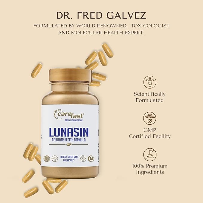 Lunasin│Cellular Health Supplement Vegan Friendly | Cardiovascular Wellness, Triple-Antioxidant Defense, and Epigenetic Support for Optimal Health