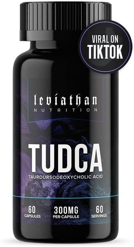 TUDCA Bile Salts 300mg - Tudca (Tauroursodeoxycholic Acid) Supplement 60 Capsules
