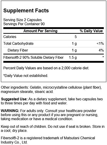 Swanson Bio-Fiber- 750 Milligrams 180 Capsules