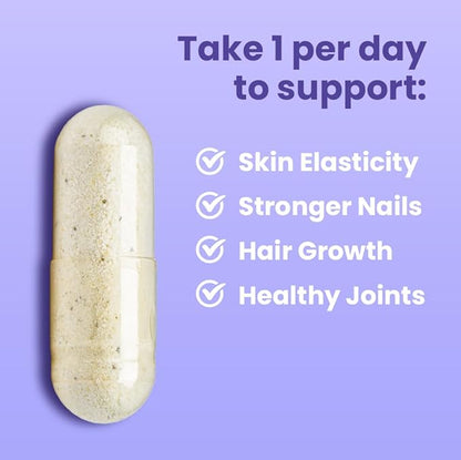 Sanar Naturals Collagen Pills with Vitamin C, E - for Hair, Skin, Nails, Joint Health, Reduce Wrinkles - Hydrolyzed Collagen for Women & Men, Collagen Supplement, 150 Capsules