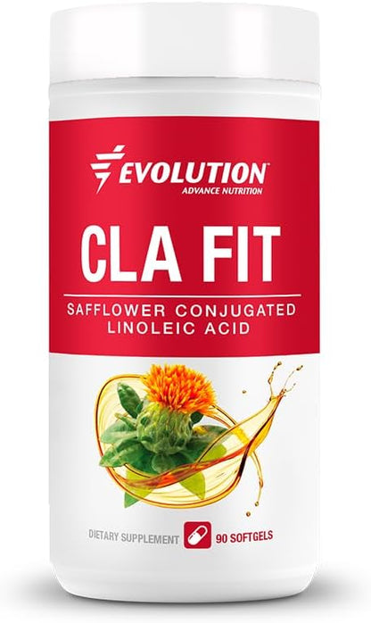Evolution Advance Sport Nutrition CLA Fit, 800 mg – Safflower Conjugated Linoleic Acid Supplement, Support Lean Muscle Mass, Promote Energy – Non-GMO, Gluten-Free (90 Softgels)