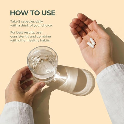 Primal Harvest Primal Hair Complex 1 Pack, Regrowth Hair Supplement for Women & Men, Natural Hair Vitamins w/Thickening Products Biotin & Zinc (60 Capsules)