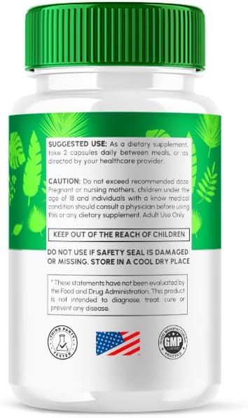 Puravive Capsules, Puravive Healthy Lifestyle Support Supplement Pills, Puravive Overall Wellness Formula Reviews (60 Capsules)