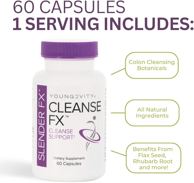 Youngevity Slender FX Cleanse FX (2 Bottles)