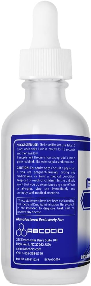 S-Acetyl L-Glutathione 95 mg, 4 Oz Liquid, 240 Servings, Made in USA, Quick Absorption, Quality Potent Ingredients, Non-GMO, GMP Certified, Cruelty-Free Products