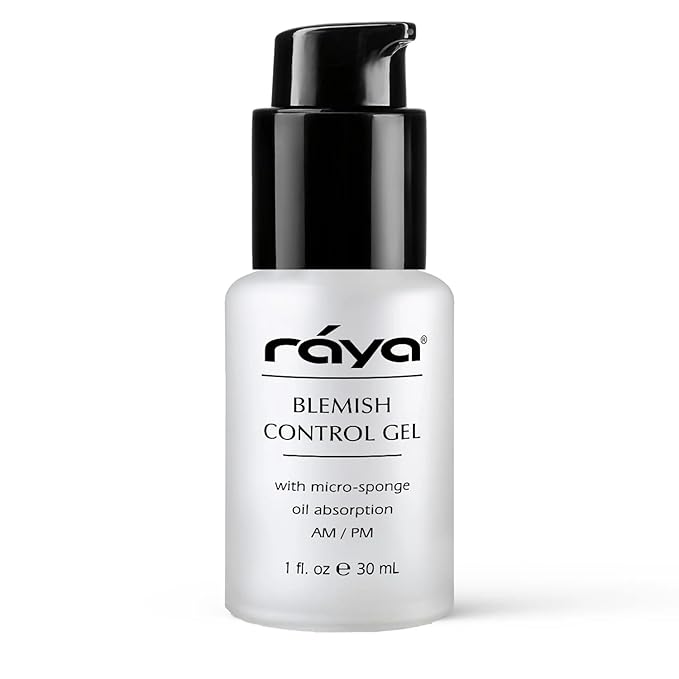 Raya Blemish Control Gel (703) | Oil Controlling Facial Treatment Serum for Oily and Break-Out Prone Skin | Helps Reduce and Clear Up Blemishes