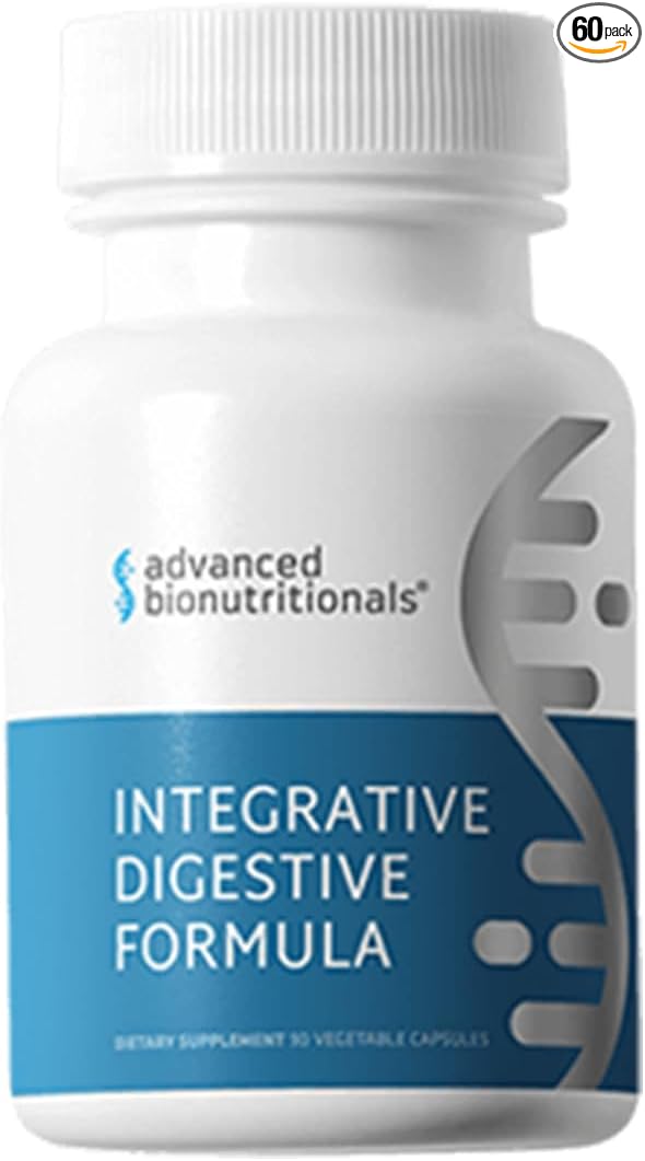 – Integrative Digestive Formula, Support Healthy Digestion with Ginger Root, Natural Digestive Relief for Heartburn, Bloating, Constipation, Diarrhea, Non GMO (60 Tablets)