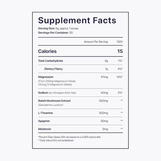 Beam Dream Sleep Powder, Sleep Aid, Sleep Aids for Adults, Contains Magnesium, Melatonin, L Theanine, Apigenin, Natural Sleep Supplement, Vegan, Non GMO, Dairy Free, 3rd Party Tested, 30 Servings