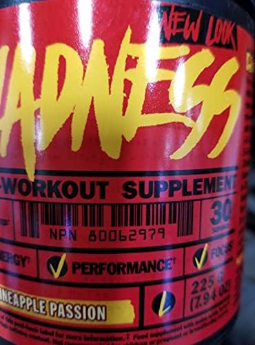 MUTANT MADNESS - Redefines the Pre-Workout Powder Experience and Takes it to a Whole New Extreme Level, Engineered Exclusively for High-Intensity Workouts (Sweet Iced Tea)
