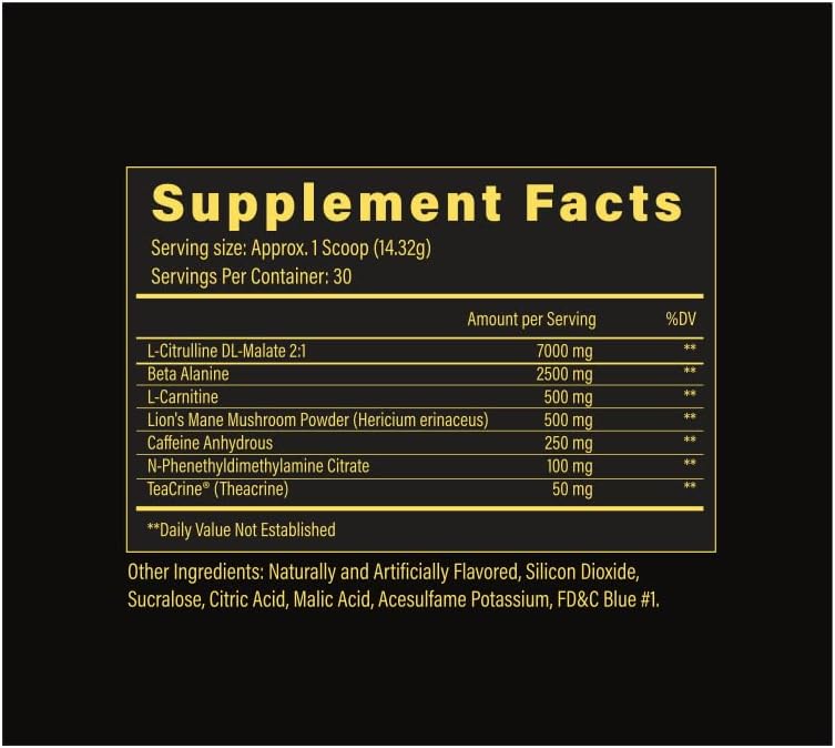 King's Champion Preworkout Electric Berry