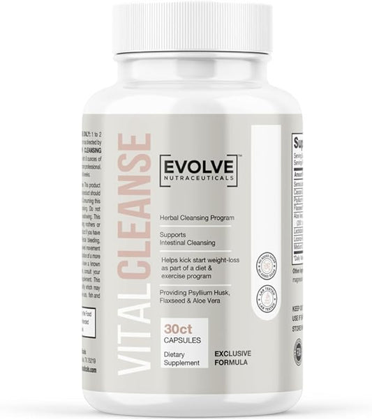Evolve Vital Cleanse, Natural Detox Formula, Renew Energy and Vitality, Get Vacation Ready