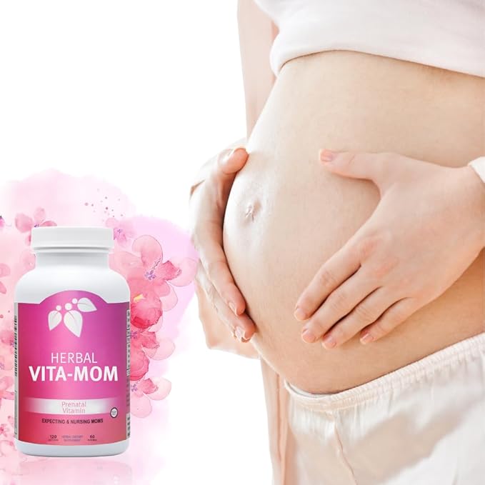 Mountain Meadow Herbs Vita-MOM - Herbal Prenatal Vitamins for Women: Unique Blend of Folic Acid, Vitamins, Iron & Herbs in Soft Gel Caps - 2-Month Supply (120 ct.)