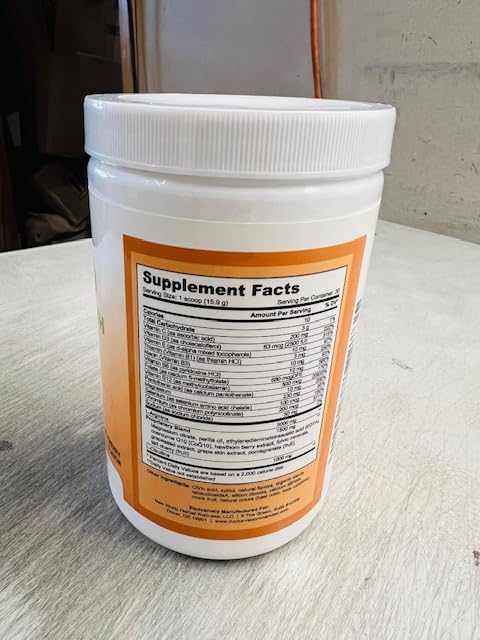 Cardio Heart Health Powder – L-Arginine Supplement 5000mg & L-Citrulline 1000mg,16.82 oz