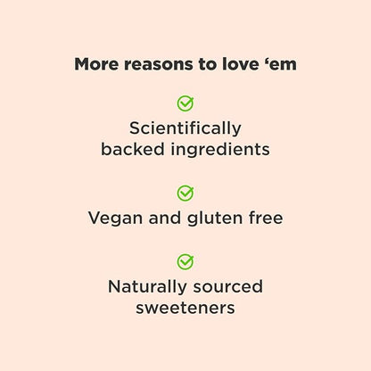 OLLY Energized Thinker Brainy Chews, 70mg of Caffeine, Vitamin B12 & Omega-3, Energy Supplement, Tropical, Vegetarian, 20 Count