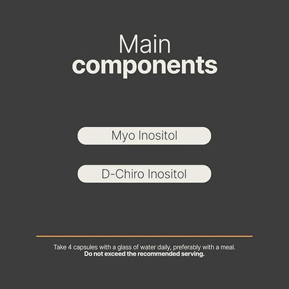Myo-Inositol & D-Chiro Inositol by B Life - 240 Capsules | Made in USA | 40:1 Ratio | Vitamin B8 Supplement