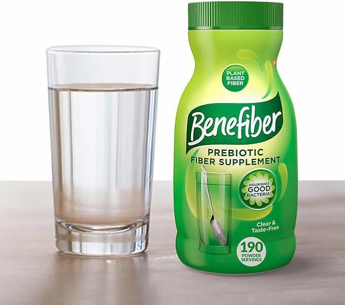 Benefiber Fiber Supplement Powder 190 Servings - Sugar Free- Grit Free 722 grams (25.5 oz.)
