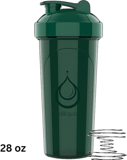 2 PACK, 28 oz & 20 oz Shaker Bottles for Protein Mixes | BPA-Free & Dishwasher Safe |small protein shaker bottle | Shaker Cups for protein shakes | Blender Shaker Bottle Pack