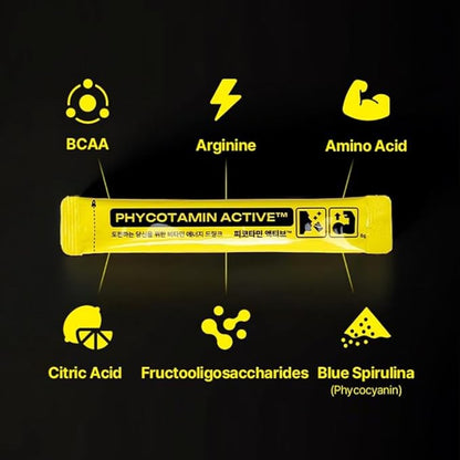 PHYCOTAMIN Multivitamin Powder 30 x 8g Packets for Energy Hydration and Recovery Daily Vitality and Fitness Support