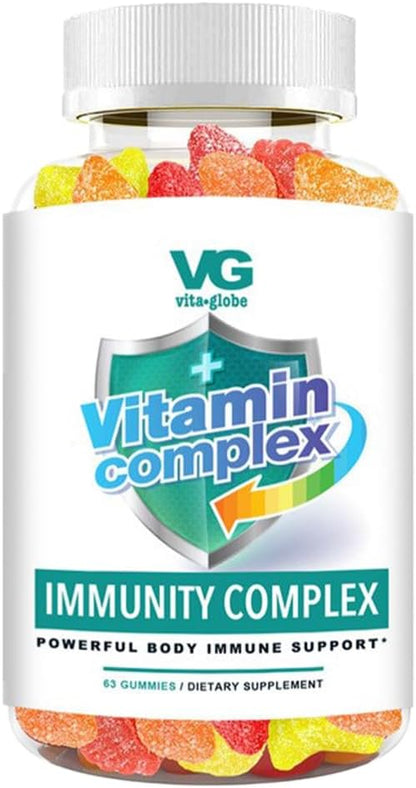 VitaGlobe Vitamin Complex - Immunity Support Gummy, 63 Count
