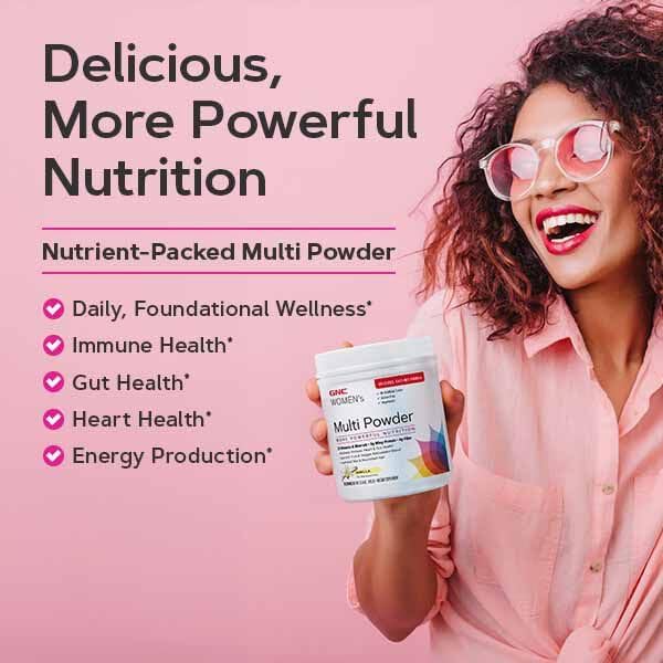GNC Women's Multi Powder - Chocolate | Supports Overall Women’s Wellness, Heart Health, Energy Production | 30 Servings