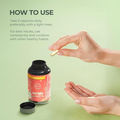 Primal Harvest Multivitamin for Women Vitamin A, Vitamin C, Vitamin D and E, Vitamin B12, B6, Biotin, Zinc Supplements, 30 Capsules (Womens 2 Pack)