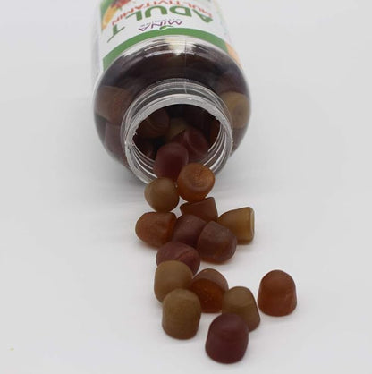 Halal Vitamins for Adults - Gummy Multivitamin for Men & Women | 11 Essential Vitamins for Overall Daily Health, Natural, Vegetarian, Non-GMO, Gelatin Free, Made in USA, Halal Vitamins - 90 Count