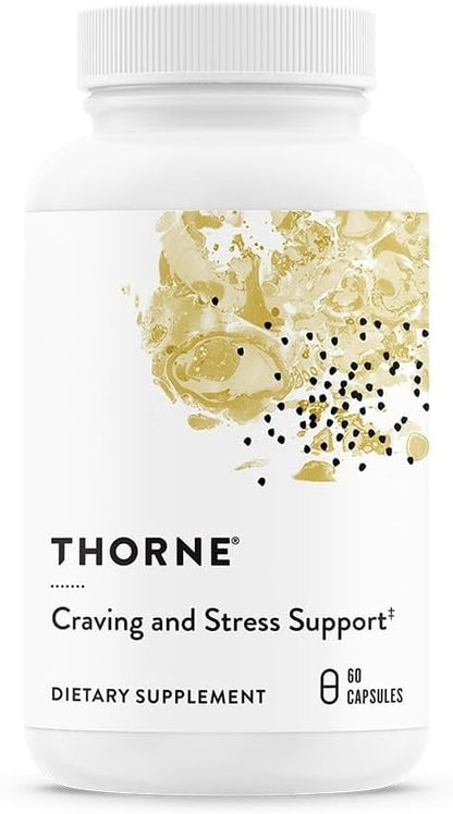 THORNE Craving and Stress Support (Formerly Relora Plus) - 5-MTHF, B Vitamins, Folate, and Plant Extracts to Support Sleep, Cravings, and Stress - 60 Capsules - 30 Servings