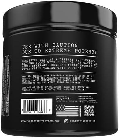Project #1 Embrax: Thermogenic Preworkout Fat Burner Powder - Best Belly Fat Burner for Women & Men, L-Carnitine Supplement for Weight Loss, and Workout Performance | [30 Servings] - Orange Mango