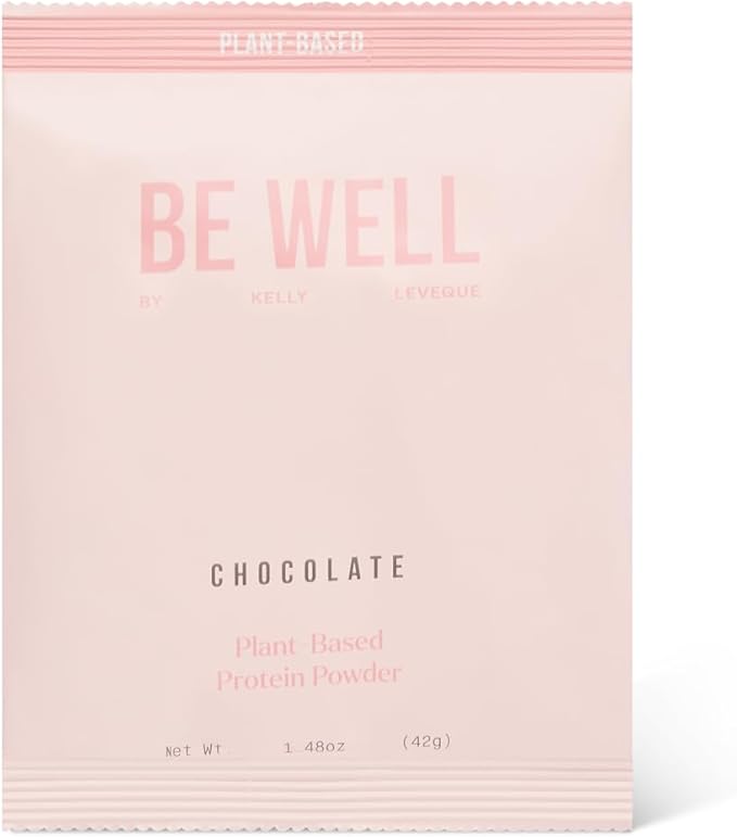 Be Well by Kelly Plant-Based Vegan Protein Powder Sample Pack - Paleo and Keto Friendly, Dairy-Free & Gluten-Free - Low Carb Protein Powder with - 20g+ Protein (3 Servings)