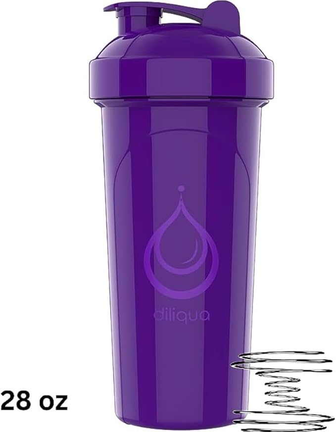 2 PACK, 28 oz & 20 oz Shaker Bottles for Protein Mixes | BPA-Free & Dishwasher Safe |small protein shaker bottle | Shaker Cups for protein shakes | Blender Shaker Bottle Pack