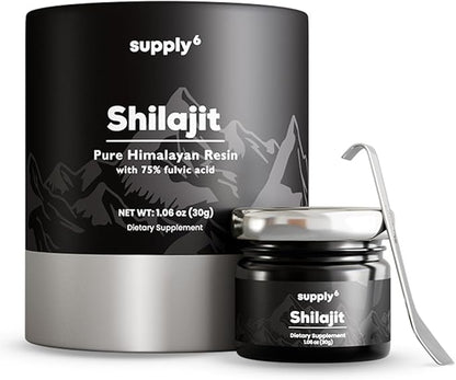 Pure Himalayan Shilajit Resin | Gold Grade 100% Shilajit Supplement for Men & Women| Lab Tested with 85+ Trace Minerals, 75% Fulvic Acid for Energy Boost, Focus & Immunity (75 Servings)