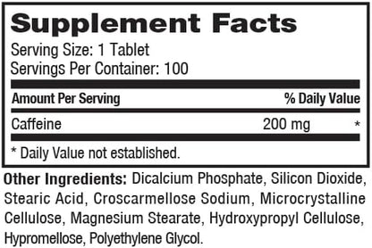 ProLab Caffeine Tablets 100 Count