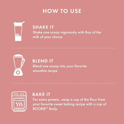 Boobie Body Superfood Protein Meal Replacement Shake, Coffee Caramel Flavor | 19g Protein | Safe For Pregnancy, Lactation, & Motherhood | Organic, Vegan, Zero Sugar, 1 Tub (21.2 oz.)