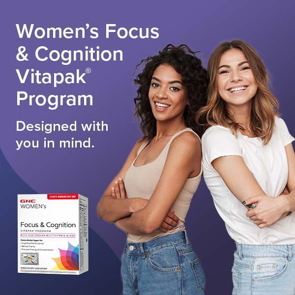 GNC Women's Focus & Cognition Vitapak Program (30 Servings)
