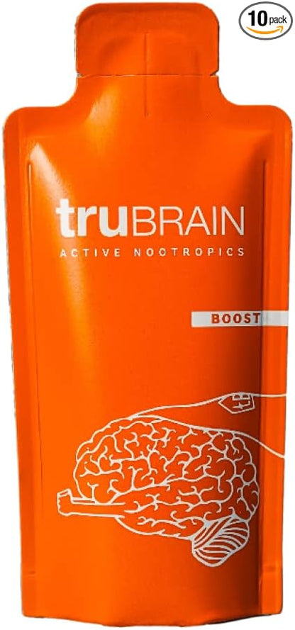 TruBrain Drinks – Nootropic Brain Food Designed by Neuroscientists to Boost Mental Output & Improve Memory Nootropic Supplement