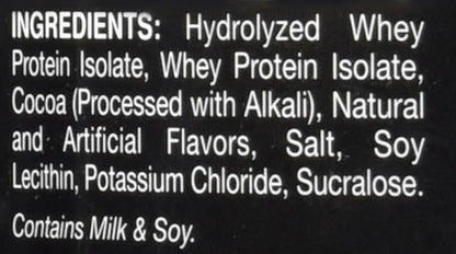 Dymatize ISO100 Hydrolyzed Protein Powder, 100% Whey Isolate Protein, 25g of Protein, 5.5g BCAAs, Gluten Free, Fast Absorbing, Easy Digesting, Gourmet Chocolate, 3 Pound