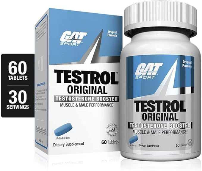 GAT Sport Testrol Original Test Booster | Male Performance, Vitality, Tribulus, Zinc, Magnesium | 60 Capsules