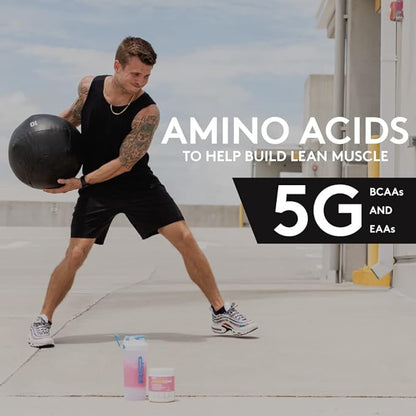 RSP NUTRITION AminoLean Pre Workout Powder, Amino Energy & Weight Management with Vegan BCAA Amino Acids, Natural Caffeine, Preworkout Boost for Men & Women, 30 Serv